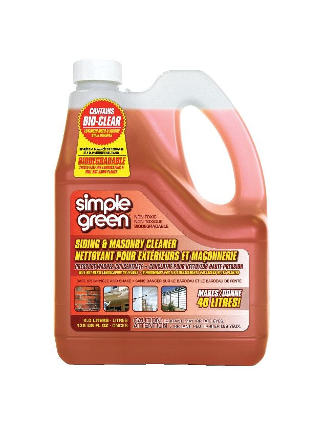 Green Siding & Masonry Pressure Washer Detergent, 4L Y8I5 - product image 4