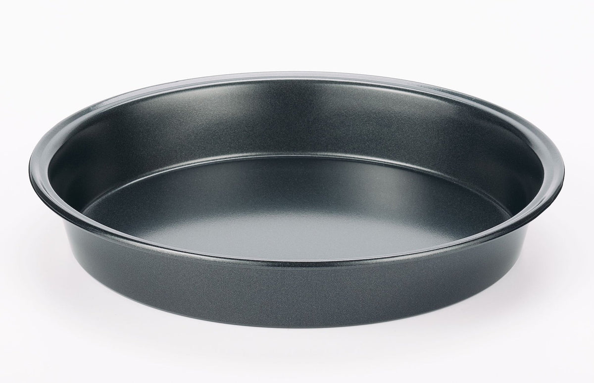 Round Dark Grey Non-Stick Carbon Steel Cake Pan B3G0 - product image 1