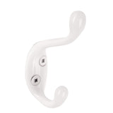 Single Hook, 3.5", White, 3pk T4I0 - product image 1