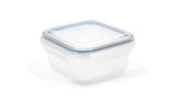 Clear Rectangular Clear Food Storage Container with Lid, Nestable, 1.1-L G0X5 - product image 1