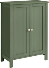 Home 2-Door Forest Green Storage Cabinet with 2 Adjustable Shelves T4E2 - product image 1