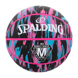 Marble Series 4Her Outdoor Rubber Basketball, Size 6 (28.5-in), Black/Pink L3W8 - product image 1