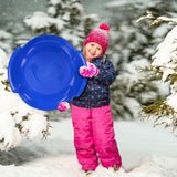 Kids' 1-Person Lightweight Plastic Winter Snow Saucer Sled/Toboggan G8J9 - product image 6