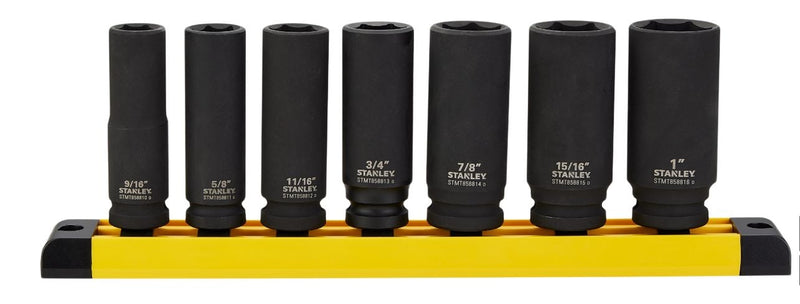 Pro 1/2-in Impact Socket Set, SAE, 7-pc T1C1
