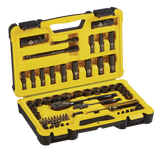 Professional Grade Black Chrome Socket Set, 70-pc, SAE/Metric M4Y4 - product image 2