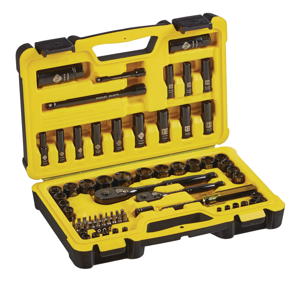Professional Grade Black Chrome Socket Set, 70-pc, SAE/Metric M4Y4 - product image 2