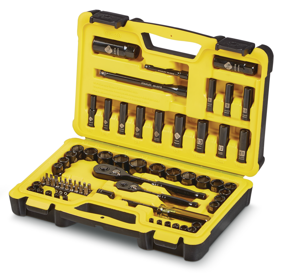 Professional Grade Black Chrome Socket Set, 70-pc, SAE/Metric G8X0 - product image 3
