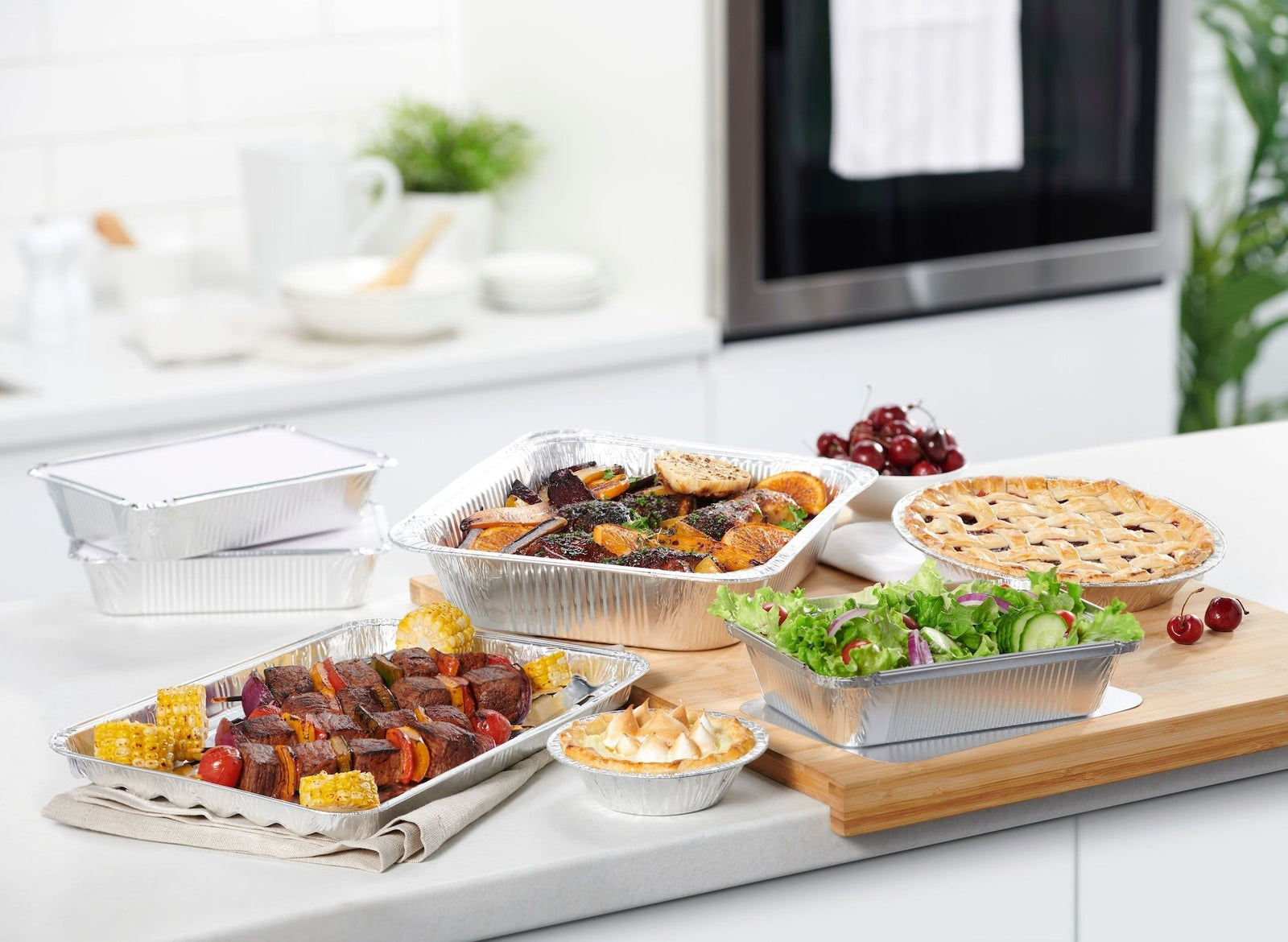Disposable Freezer Safe Aluminum Lasagna Pan, 5-pk L5B7 - product image 7