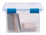 Clear Storage Box with Gasketed Lid, 30-L Y9U0 - product image 3