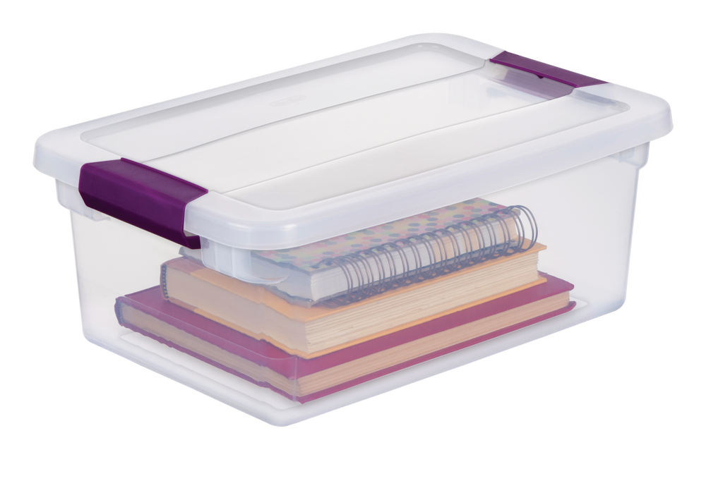ClearView Storage Box with Latched Lid, 14-L L7X0 - product image 4