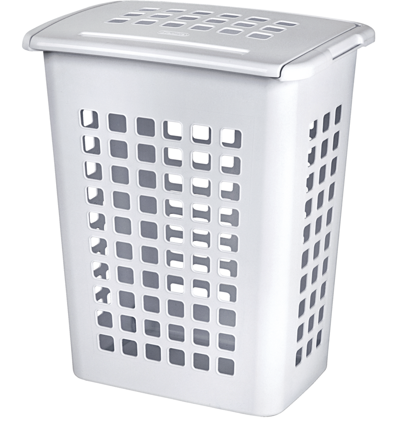 Rectangular Laundry Hamper, 19.1 L x 13.75 W x 22.9-in H, 62 L Capacity P6T5