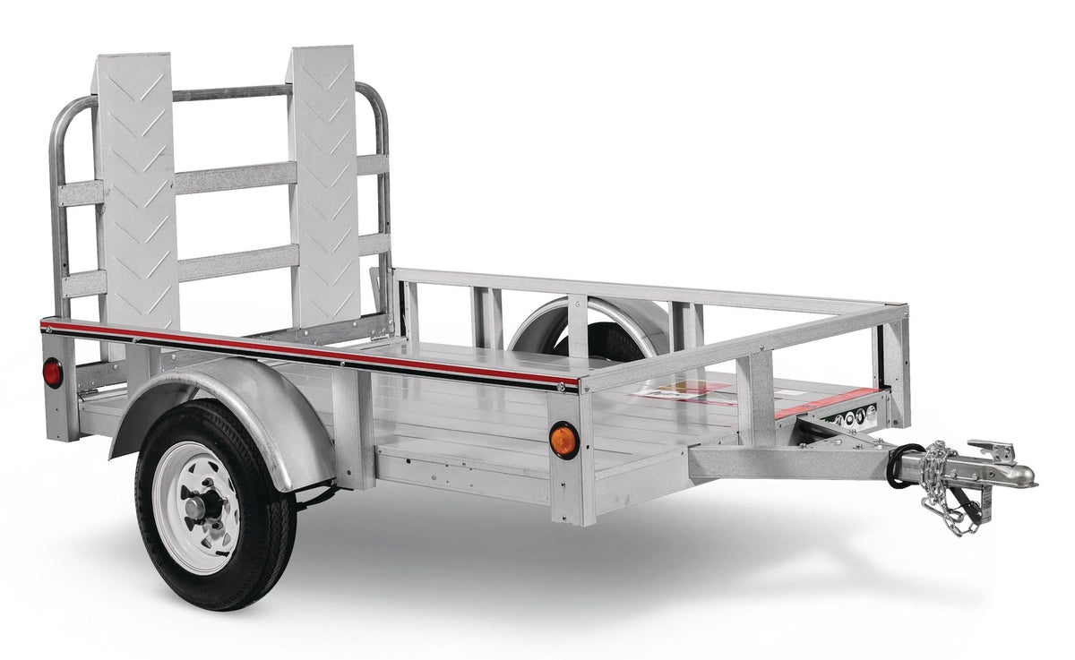 Galvalume Plus Open Rail Trailer, 4-ft x 6-ft L5V5 - product image 1