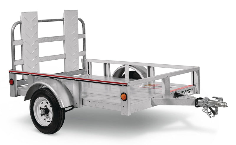 Galvalume Plus Open Rail Trailer, 4-ft x 6-ft L5V5