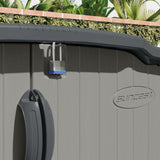 Glidetop 98-cu-ft Dove Grey Horizontal Shed H4M5 - product image 5