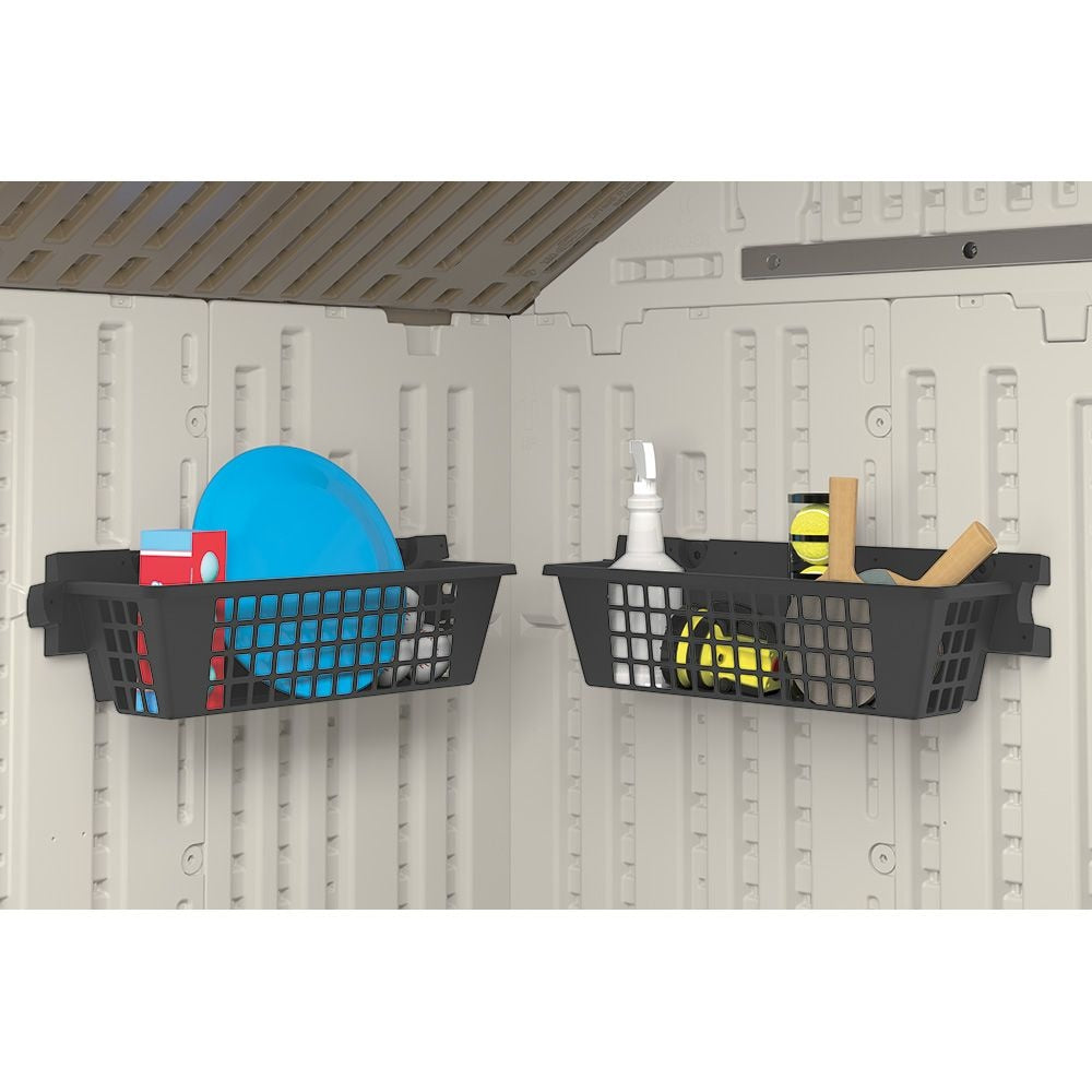 Resin Basket Shed Accessory with EZ Bolt, 2-pk E0M5 - product image 6