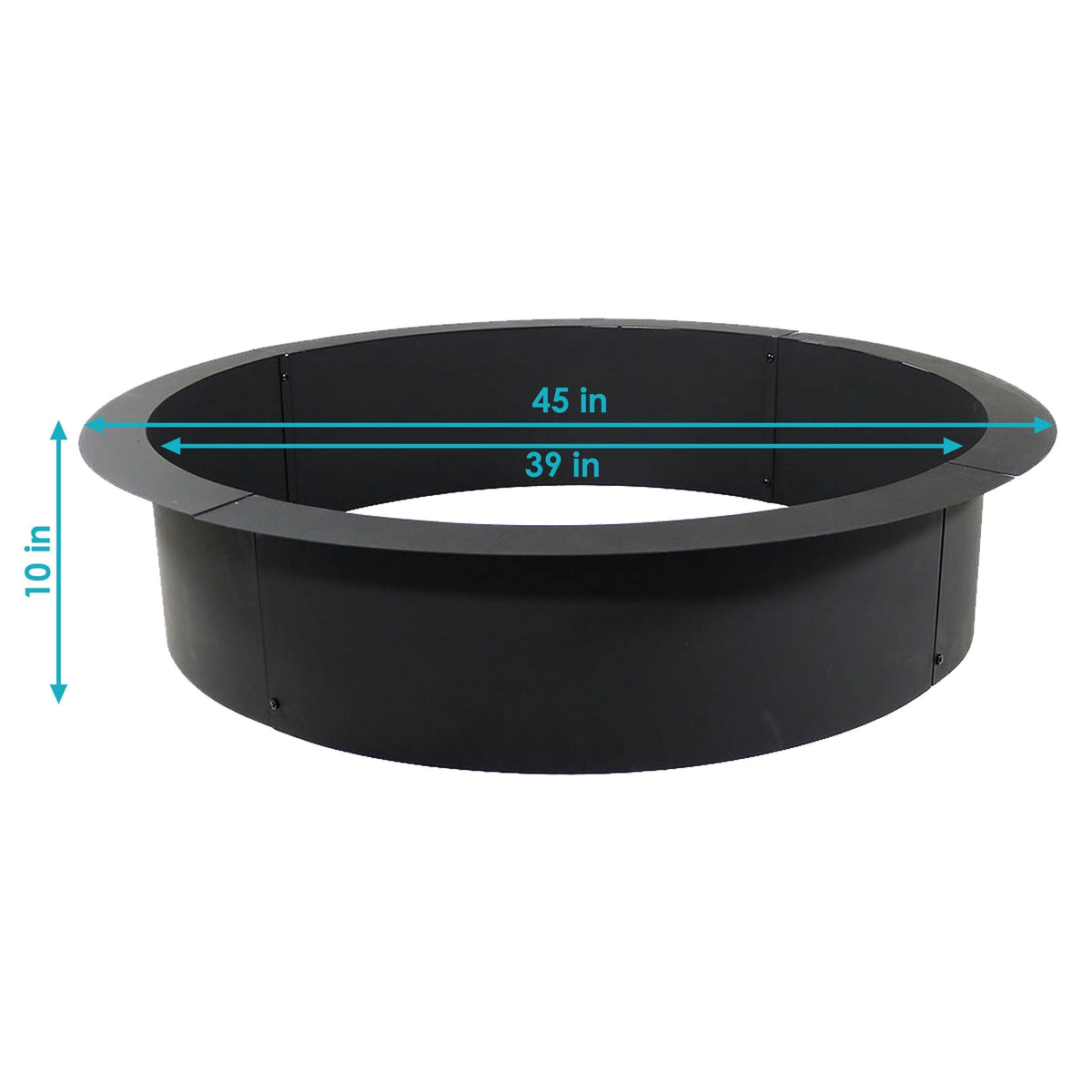 Decor Heavy Duty Fire Pit Ring Liner, 39-in H9A2 - product image 3