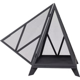 Decor Majestic Pyramid Steel Fire Pit, Black G7C4 - product image 5