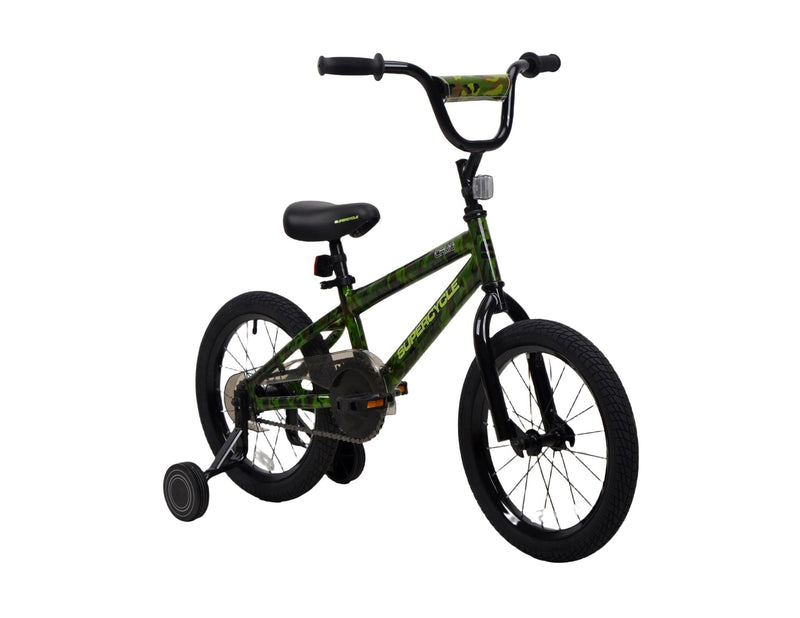 Youth Bike with Hi-Ten Steel Frame, 16-in, Camo H0Z2