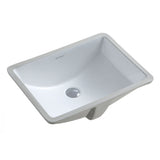 Plaisir Rectangular Undermount Bathroom Sink, 21-in U4K2 - product image 2