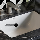 Plaisir Rectangular Undermount Bathroom Sink, 21-in U4K2 - product image 5