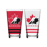 Team Canada/Hockey Canada Mixing Pint Glass Set, 16-oz, 2-pk O2T9 - product image 1
