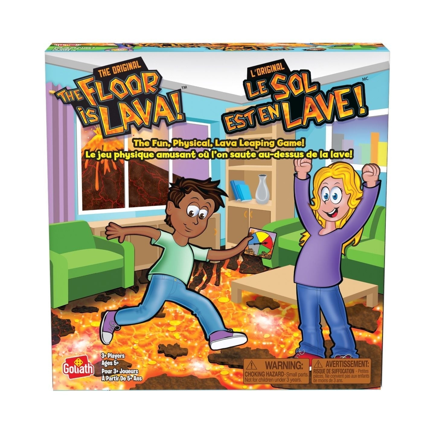 The Original The Floor is Lava Bilingual Family Game, Ages 5+ T8Y6 - product image 1