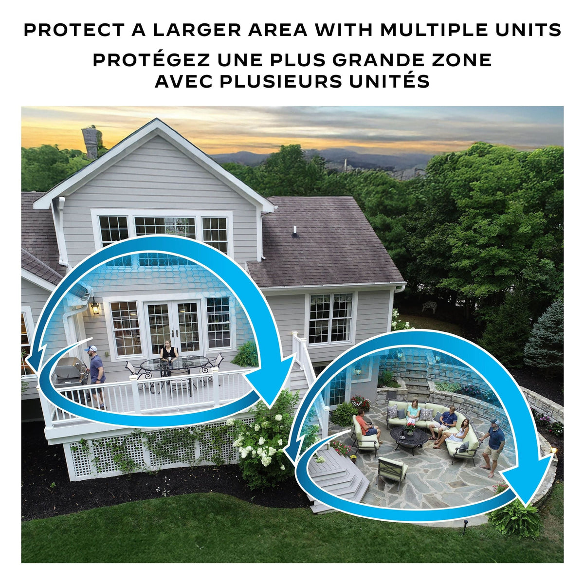 E-ZoneGuard Patio Rechargeable Mosquito Repeller with 12-Hr Refill and 5.5-Hr Battery, Royal Blue G2B1 - product image 7