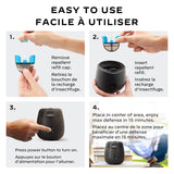 E-ZoneGuard Patio Rechargeable Mosquito Repeller with 12-Hr Refill and 5.5-Hr Battery, Royal Blue G2B1 - product image 8