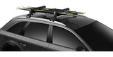 SnowPack Stainless Steel Roof Top Mount Ski/Snowboard Rack, Medium, Black, 2-pc T1W3 - product image 5