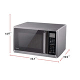 Countertop Microwave, Stainless Steel Air Fryer, 1500 W, 1.0-cu-ft Z4H8 - product image 6