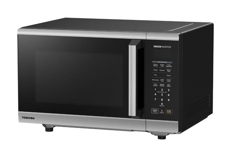 Stainless Steel Countertop Microwave Inverter Flatbed, 1.2-cu.-ft. F0R4