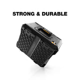 StackTech Middle Portable Modular Plastic/Metal Tool Box with Inner Tray, IP65-Rated, Black U1M7 - product image 8