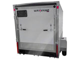 5 x 8-ft Enclosed Trailer with Ramp Door, White Y0L7 - product image 4