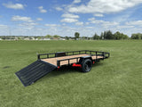 77-in x 12-ft Utility Trailer With Gate, Black N1G3 - product image 5