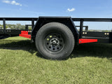 83-in x 14-ft Utility Trailer With Gate & Side ATV Ramps, Black O6H8 - product image 8