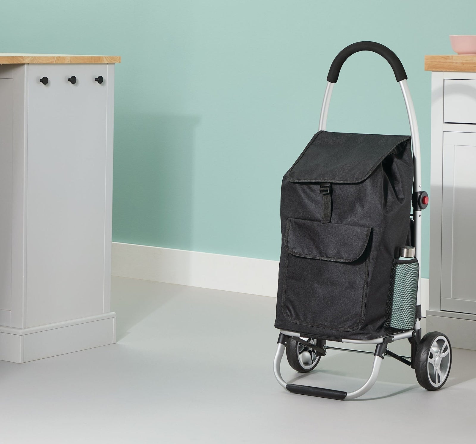 Type A Foldable 2-Wheel Shopping Cart, Large G6J8 - product image 1