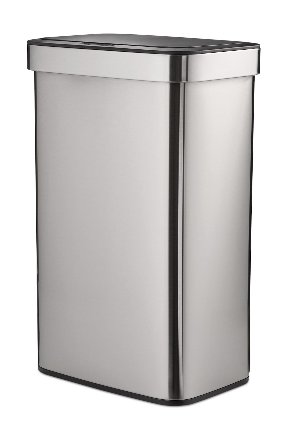 Type A Stainless Steel Rectangular Auto Indoor Refuse Bin with Resin Motion Sensor Lid, 50-L P8K0 - product image 1