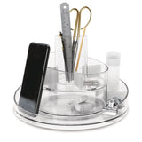 Cascada Acrylic Spinning Turntable Cosmetic Vanity Organizer, Clear O6K9 - product image 1