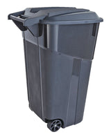 Solutions Plastic Rectangular Wheeled Outdoor Garbage Can, Black, 121-L (32 US gal) X1A0 - product image 1