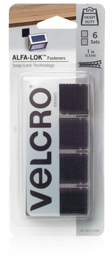 Alfa Lok 6-Set 15-lb Black Heavy Duty Fasteners with Snap-Lock Technology R4N3 - product image 1
