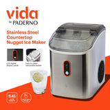 Countertop Soft Nugget Ice Maker, 33-lb Ice/Day, Stainless Steel D8Q4 - product image 5