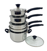 Everyday Series Premium Stainless Steel Cookware Set, Dishwasher & Oven-Safe, 10-pc G2Q4 - product image 1