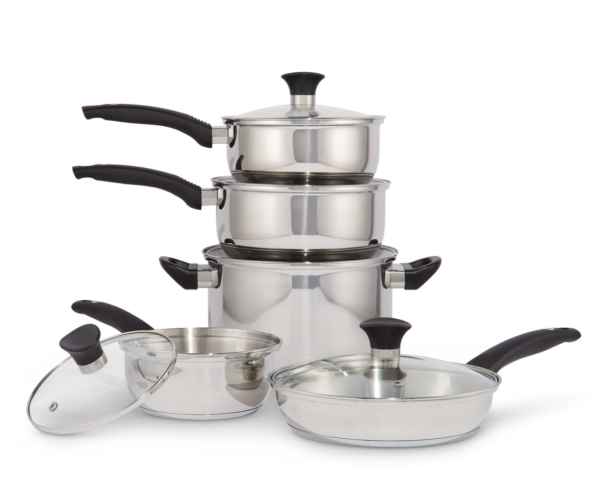 Everyday Series Premium Stainless Steel Cookware Set, Dishwasher & Oven-Safe, 10-pc G2Q4 - product image 4