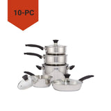 Everyday Series Premium Stainless Steel Cookware Set, Dishwasher & Oven-Safe, 10-pc G2Q4 - product image 6