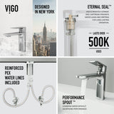 Davidson Single Handle Single Hole Bathroom Sink Faucet, WaterSense Certified, Chrome O8P1 - product image 8