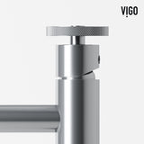 Duomo Gothic ConcretoStone Grey Bathroom Sink/Basin Set with Cass Faucet and Rectangular Vessel T0K2 - product image 4