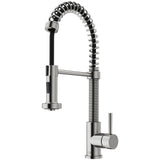 Edison Pull-Down Spray Kitchen Faucet, Stainless Steel G1W9 - product image 1