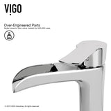 Glass Grey Onyx Bathroom Sink/Basin Set with Niko Faucet and Rectangular Vessel T4N0 - product image 2