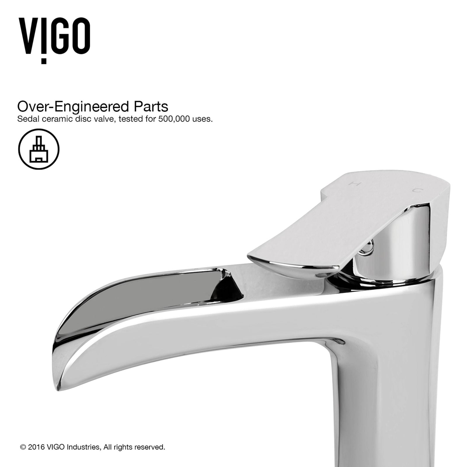 Glass Grey Onyx Bathroom Sink/Basin Set with Niko Faucet and Rectangular Vessel T4N0 - product image 2