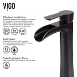 Glass Russet Brown Bathroom Sink/Basin Set with Niko Faucet and Round Vessel H7G0 - product image 7